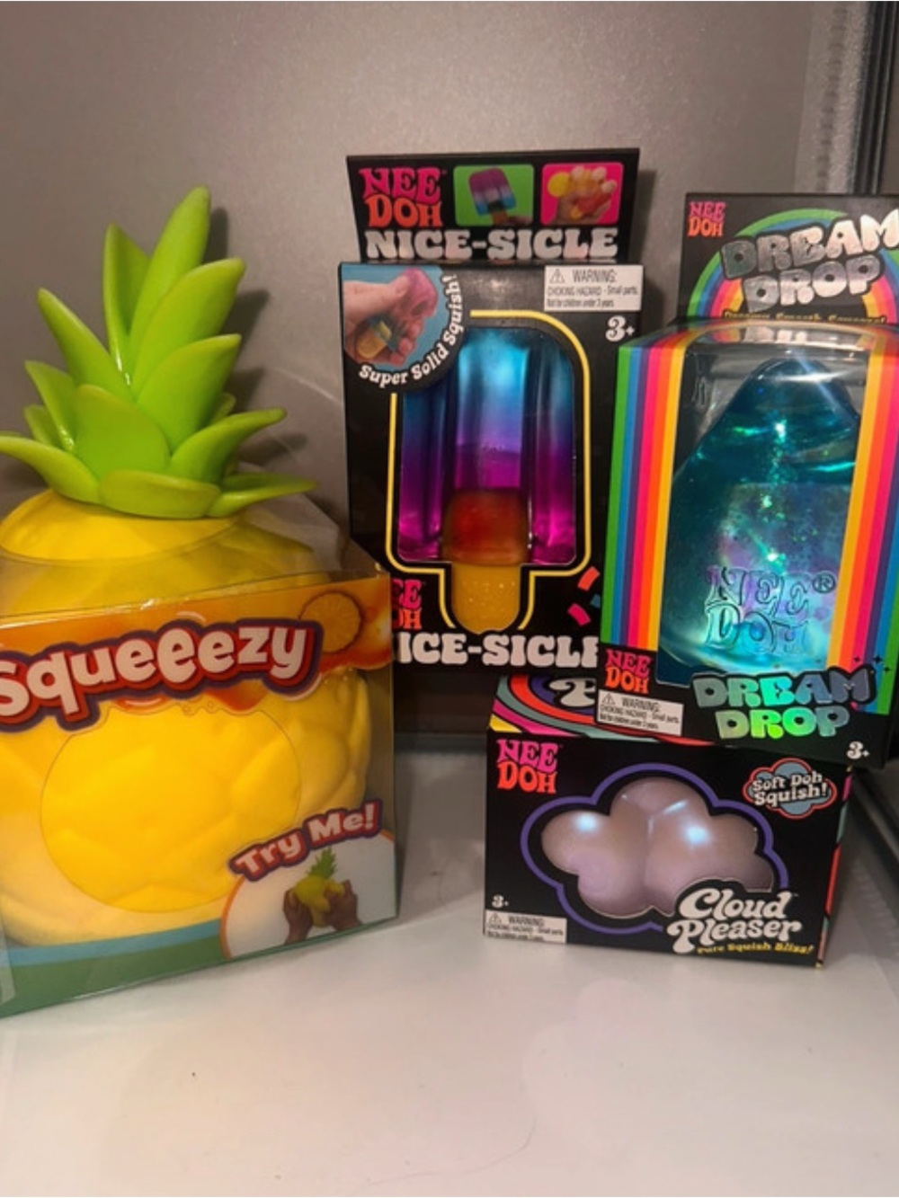 Colorful Ice-Sicle & Dream Drop Kids Sensory Toys - Blue/Green/Purple